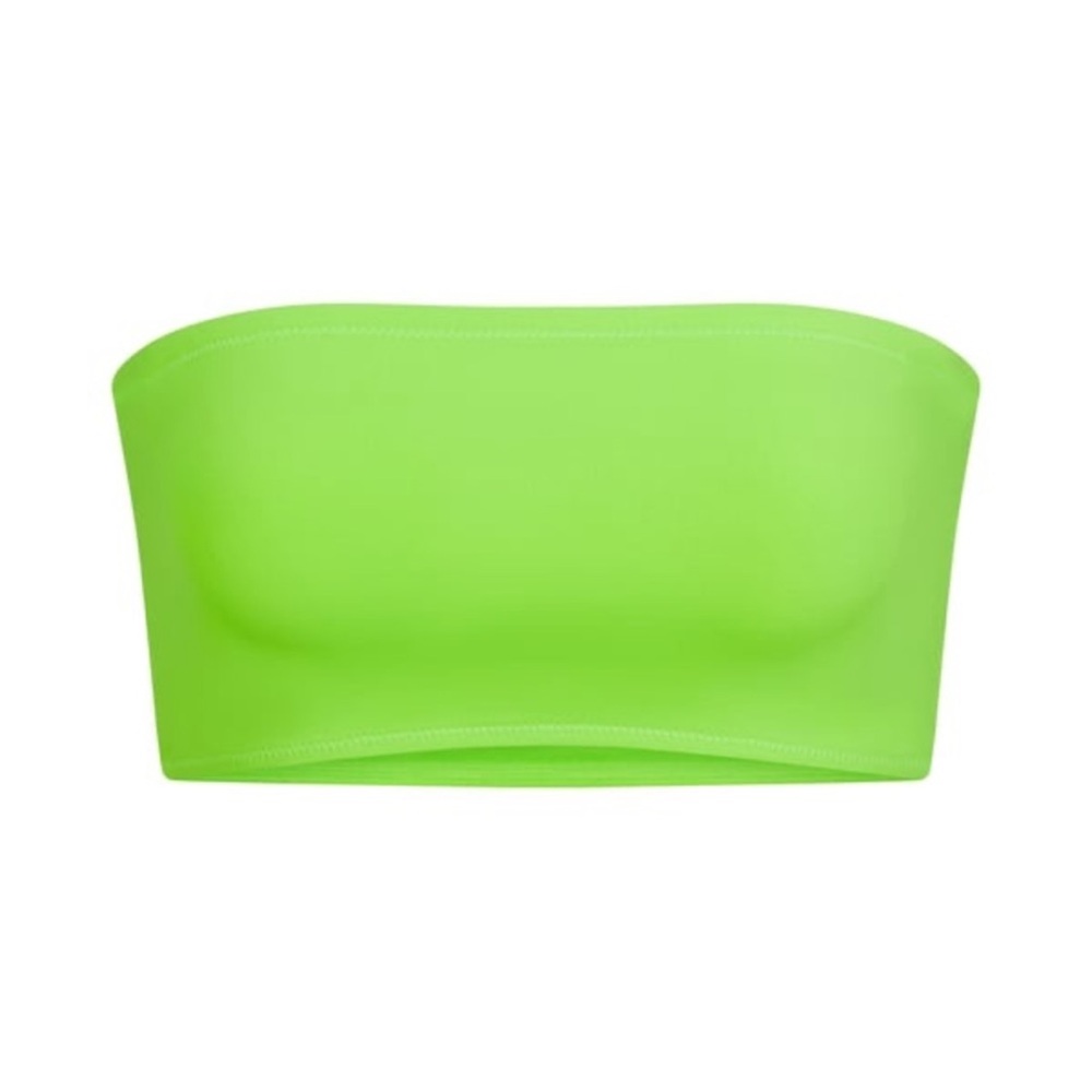 SKIMS Neon Green Bandeau Bikini Top - Picture 5 of 8